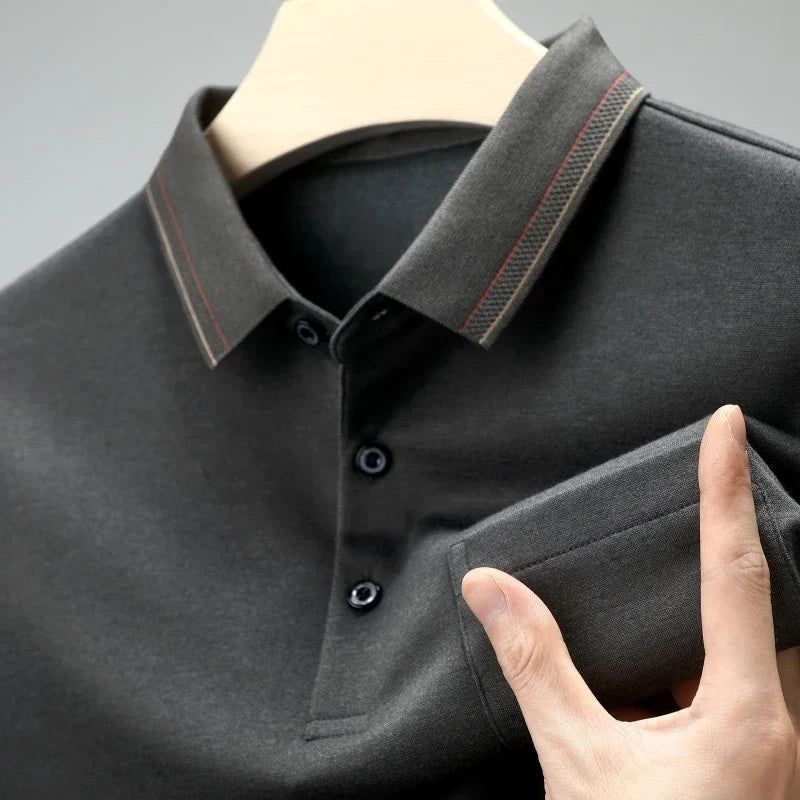 Adriano Lange Mouwen Polo Shirt