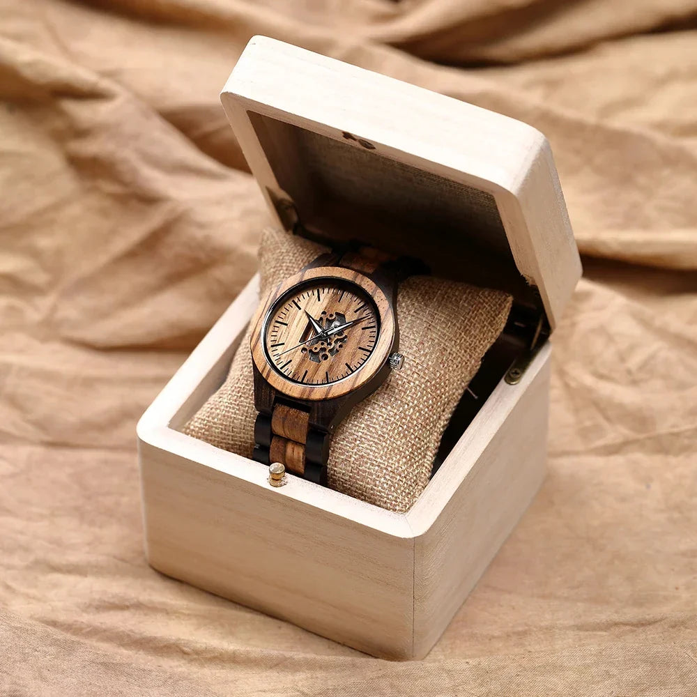 Corwin Houten Kwarts Horloge
