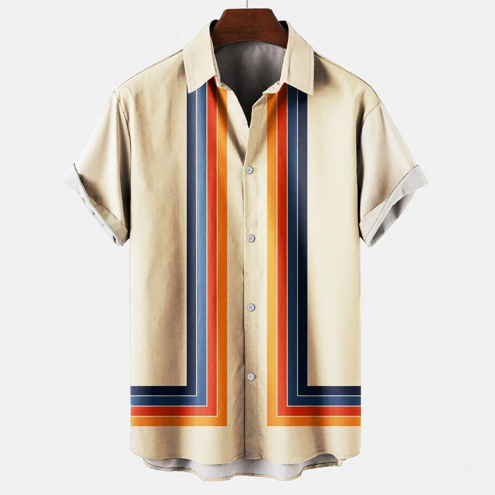 Matt Thompson Retro Strepen Shirt