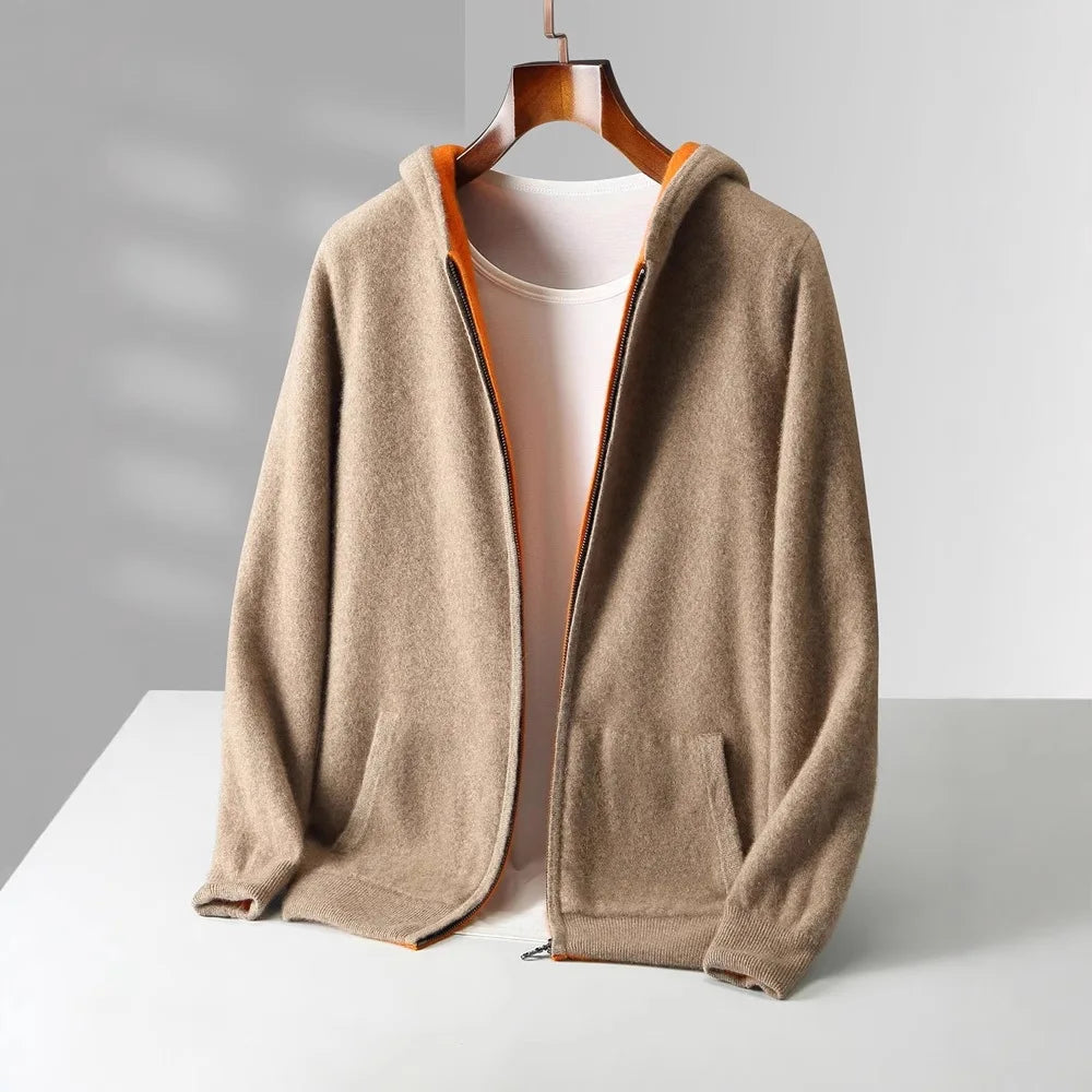Koji Reversible Cashmere Zip Jast