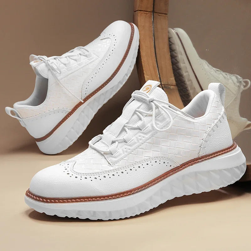 Lancaster Wingtip Leren Sneakers