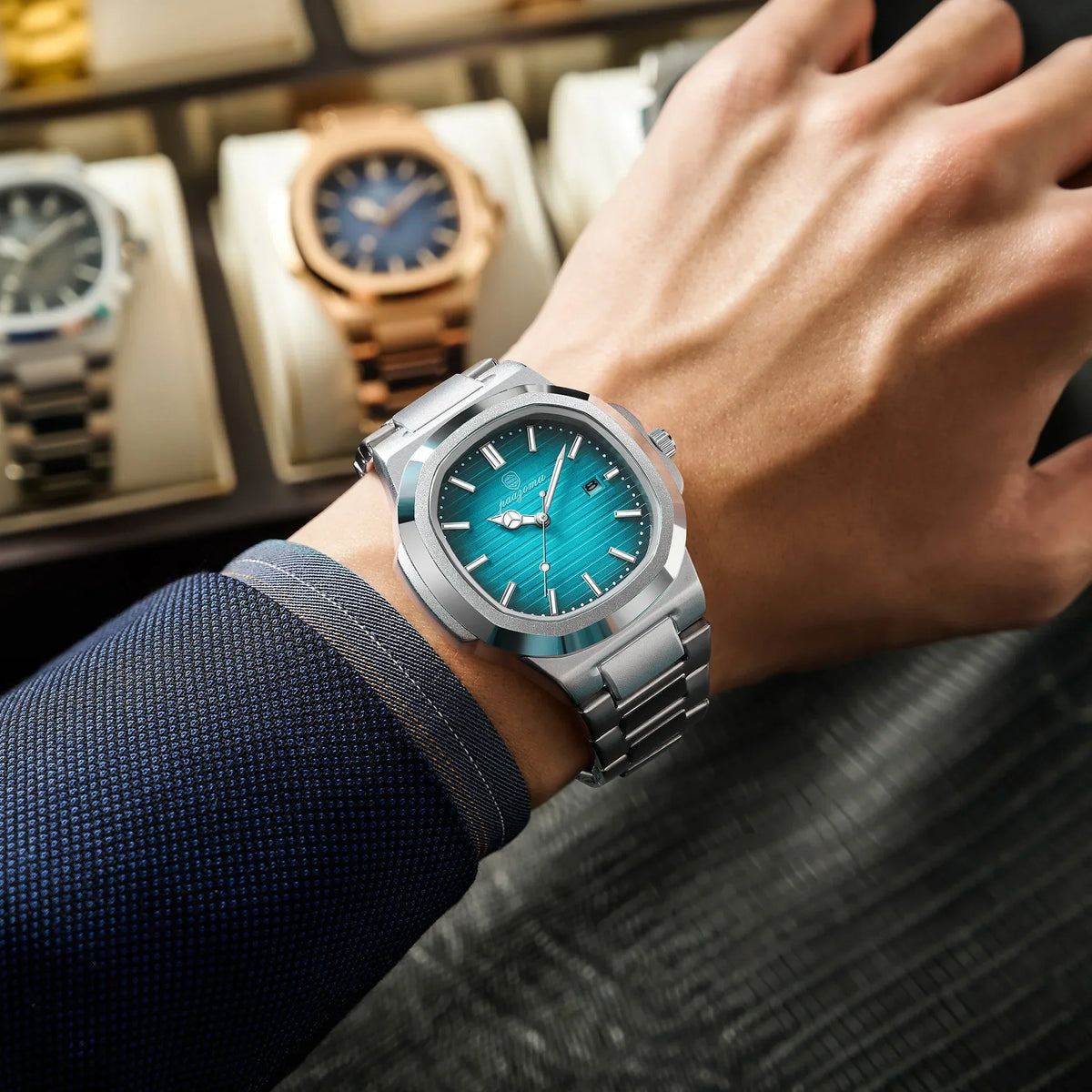 Modena d'Oro RVS Horloge