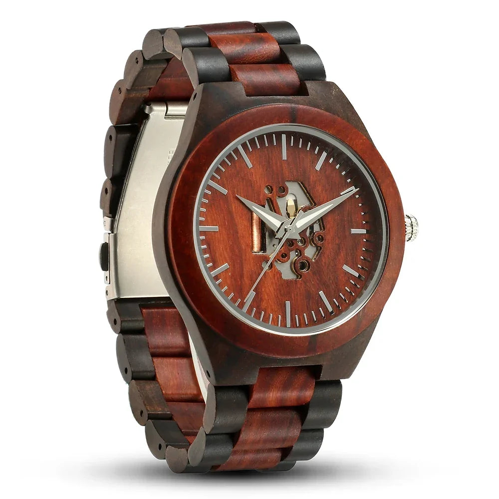 Corwin Houten Kwarts Horloge