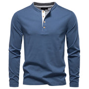 Barry | Henley Heren  Shirt Met Lange Mouwen
