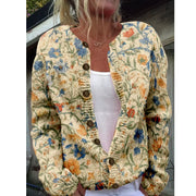 Ophelia | Chic cardigan met print