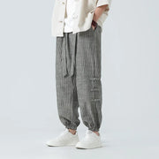 Kyoto Comfort Katoenen Linnen Broek