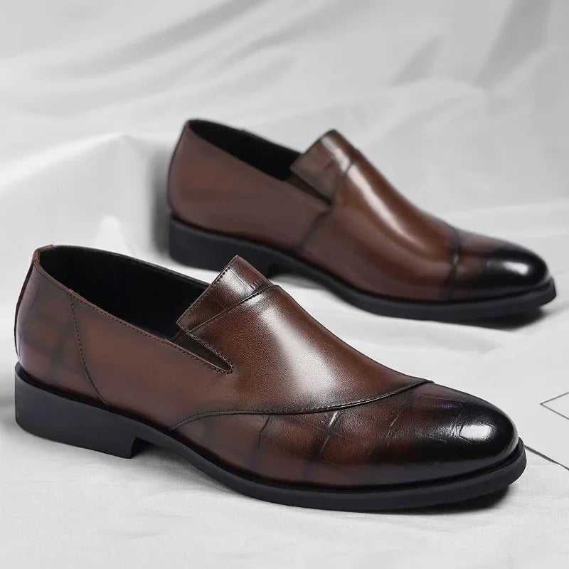 Sutton Leren Loafers