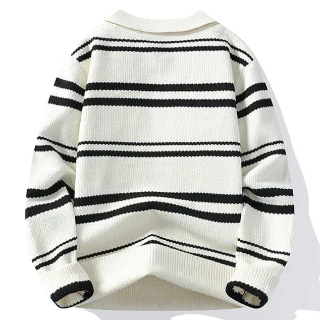 Harvey Pinstripe Gebreide Trui