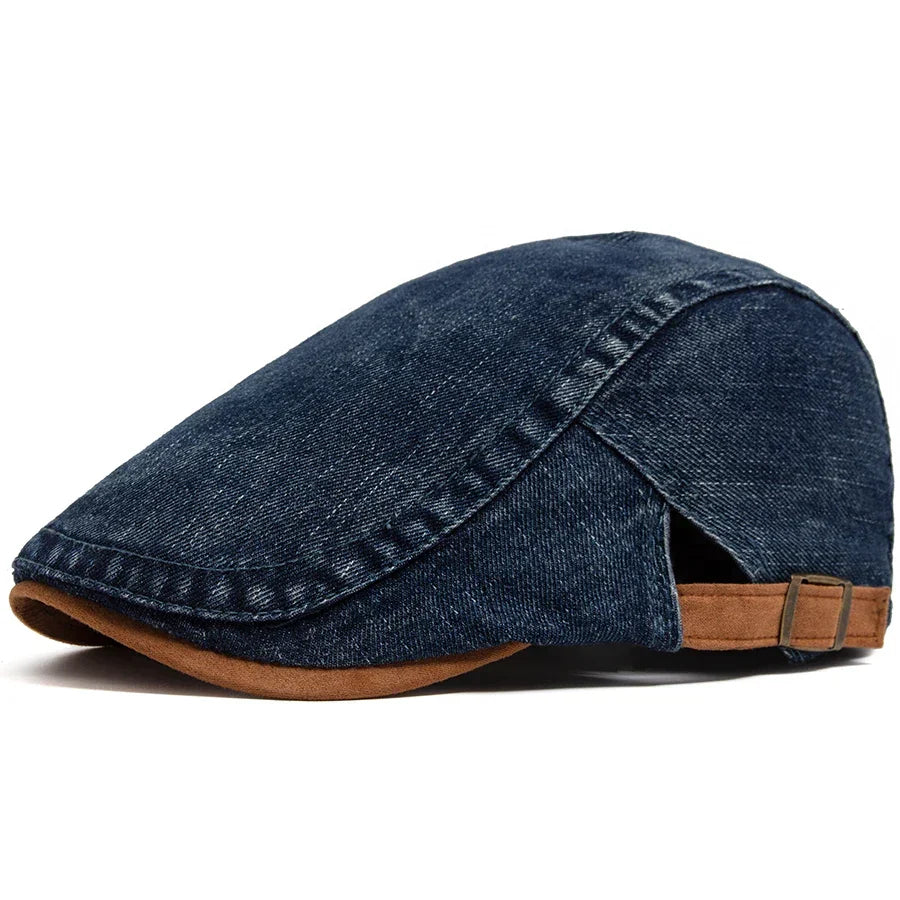 Thijs | Premium Denim Flat Cap