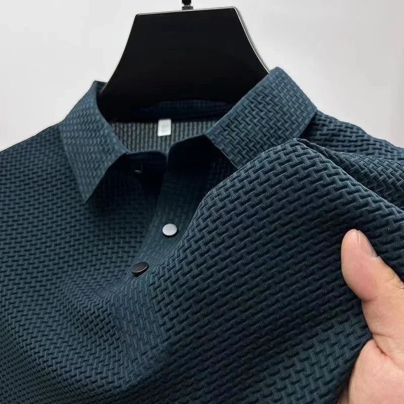Bobby | Moderne Structuur Polo – Comfort & Klasse