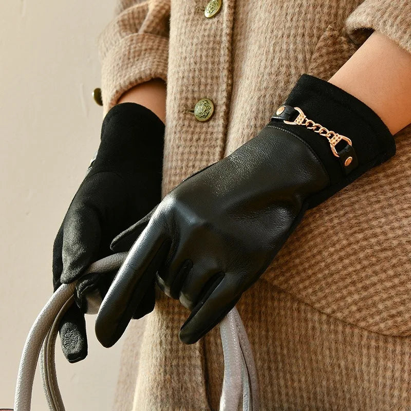 Velvet Suède Touchscreen Handschoenen