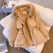 Cozzali - Fleece-Voering Gewatteerde Jas
