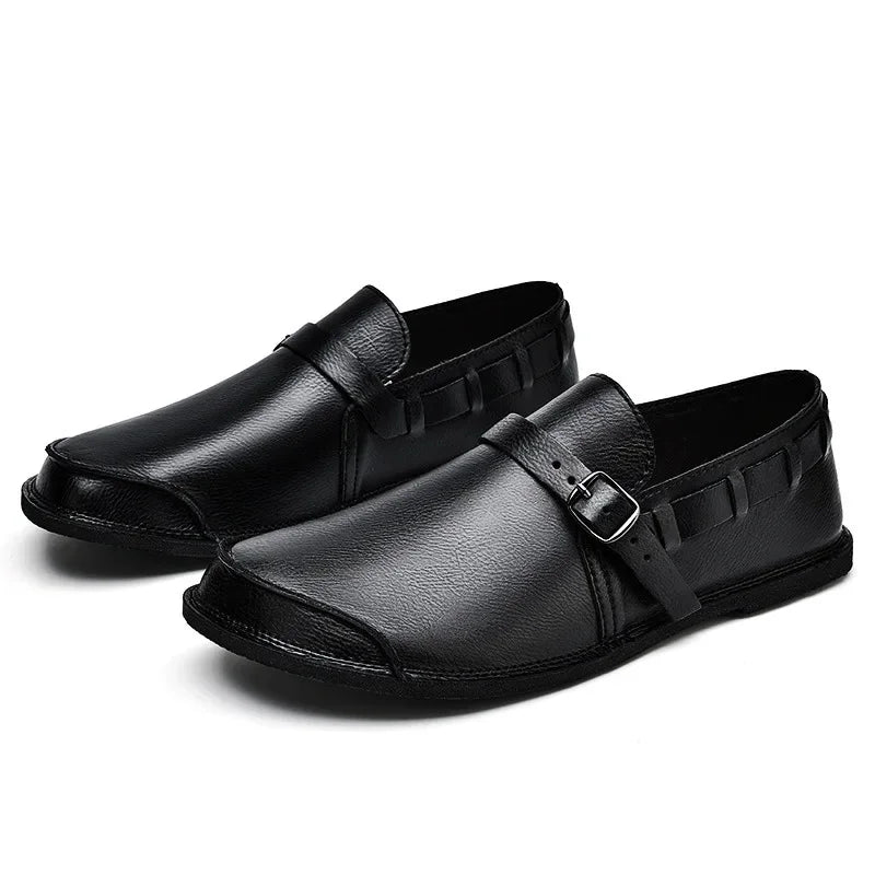 Lorenzo Vitale Gespschoenen van Leer