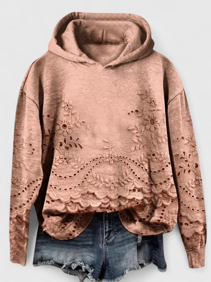 SUZANNE – GEBOORDUREERDE HOODIE