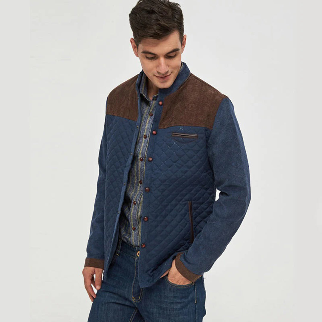 Comfortabel Heren Jasje Blauw - Hugo
