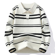 Harvey Pinstripe Gebreide Trui