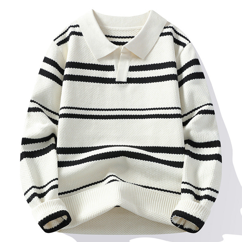 Harvey Pinstripe Gebreide Trui