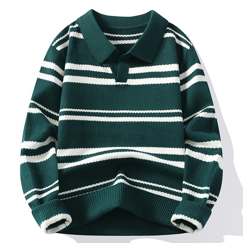 Harvey Pinstripe Gebreide Trui