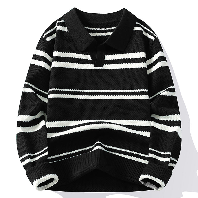 Harvey Pinstripe Gebreide Trui
