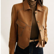 Elan Couture Vintage Leren Jas