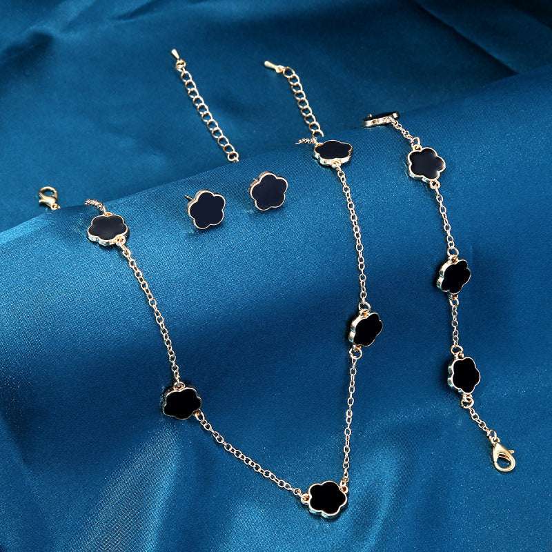 Gelukkige Klaver Sieraden 4-Delige Set