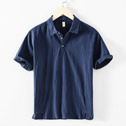 Riku Katoenen Linnen Polo