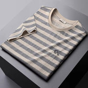 Cole Kendrick Gestreepte Katoenzijde Shirt