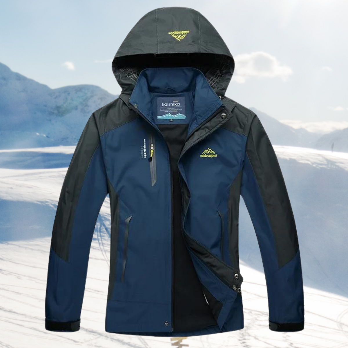 Wind en waterdichte outdoorjas voor dames