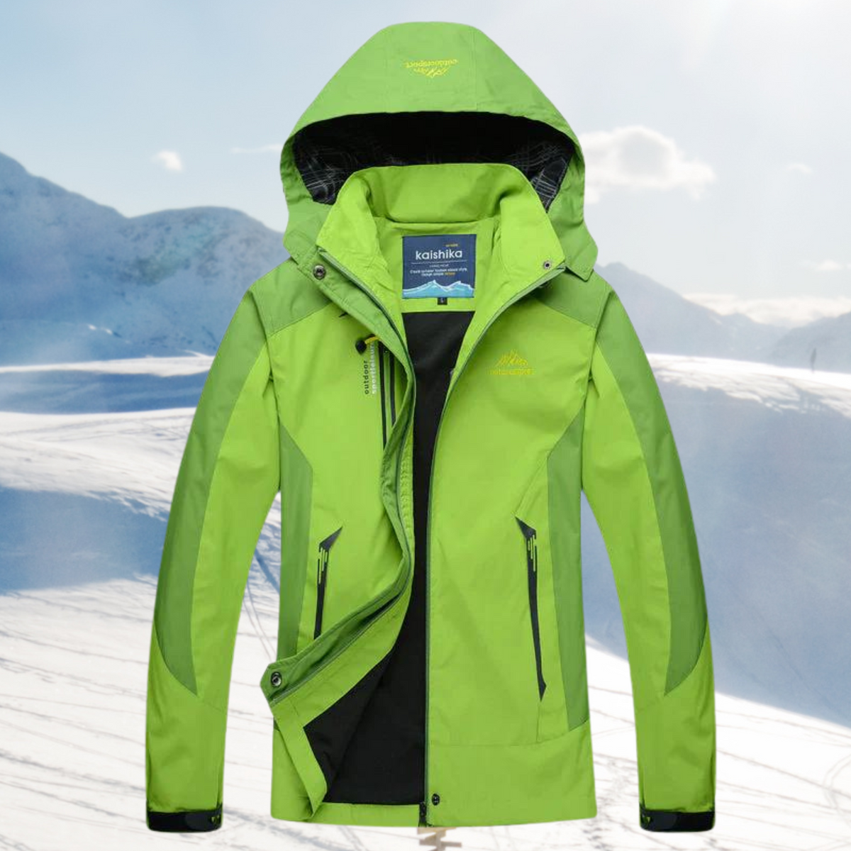 Wind en waterdichte outdoorjas voor dames
