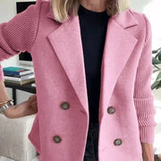 Amora | Elegante gebreide blazer met mouwen