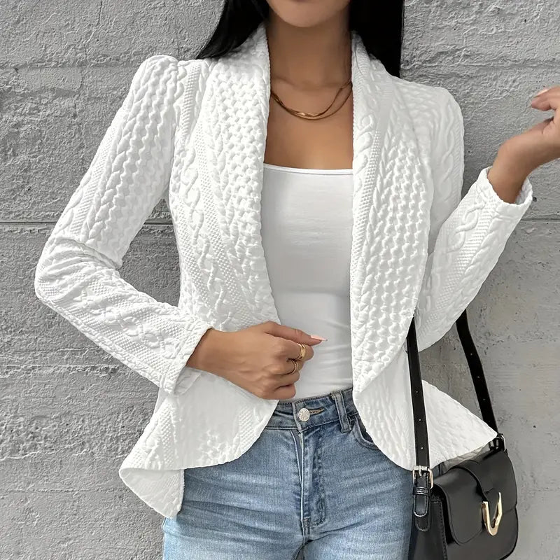 Vivien | Elegante jas met vooropening