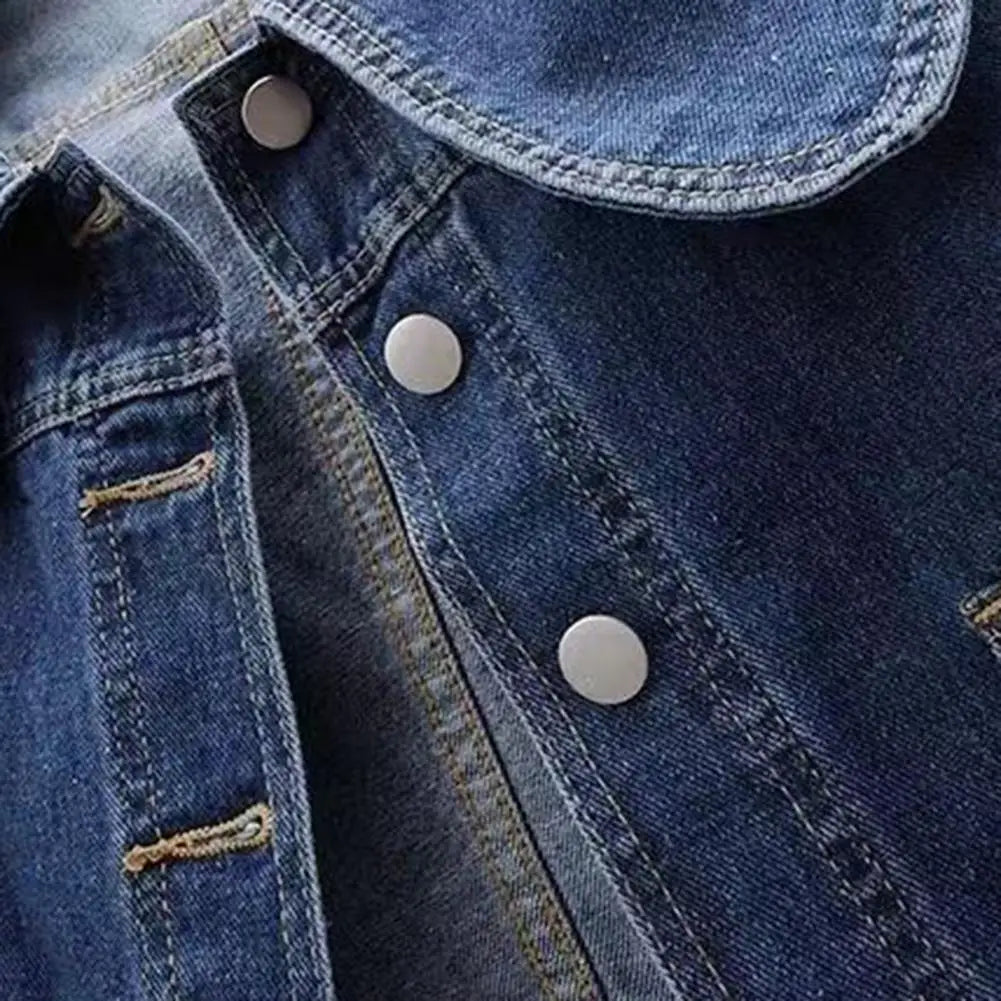 Sofia Denim Crop Jas