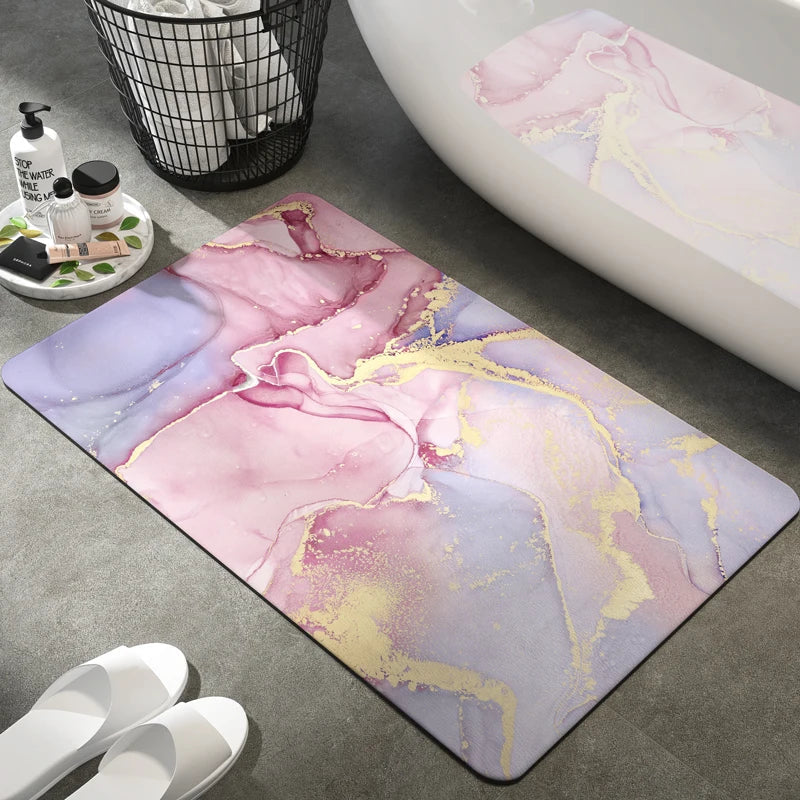 Noordse Steen Badmat: Stijlvol, Absorberend, Antislip