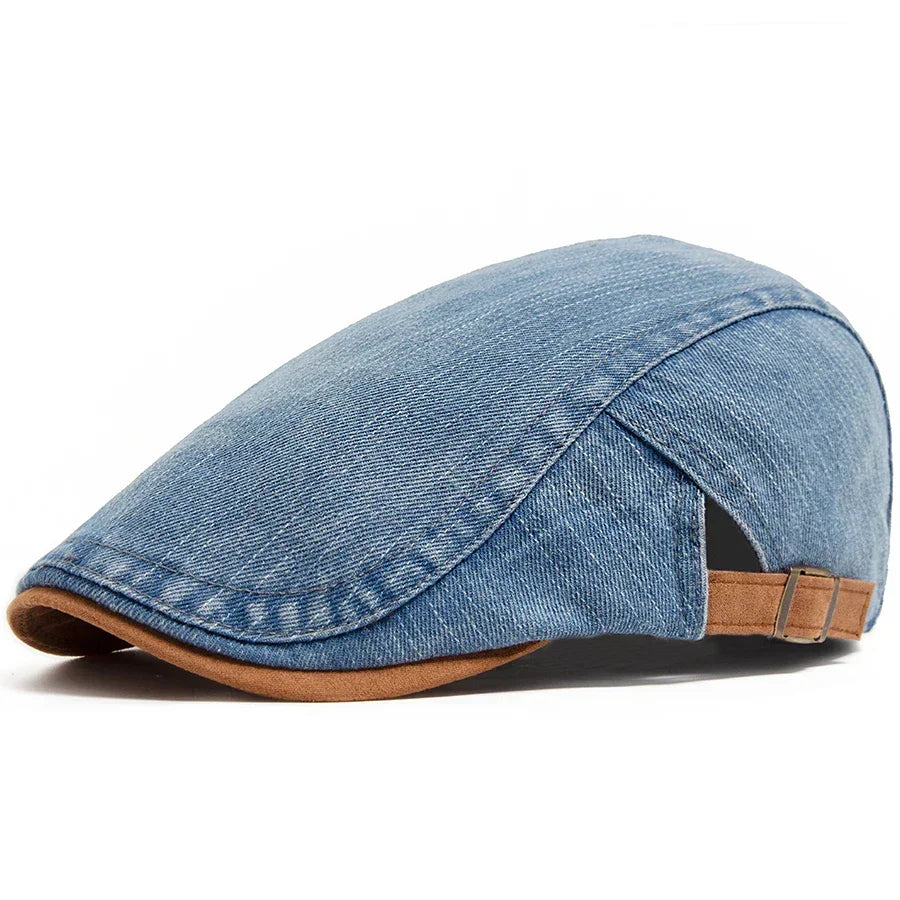 Thijs | Premium Denim Flat Cap