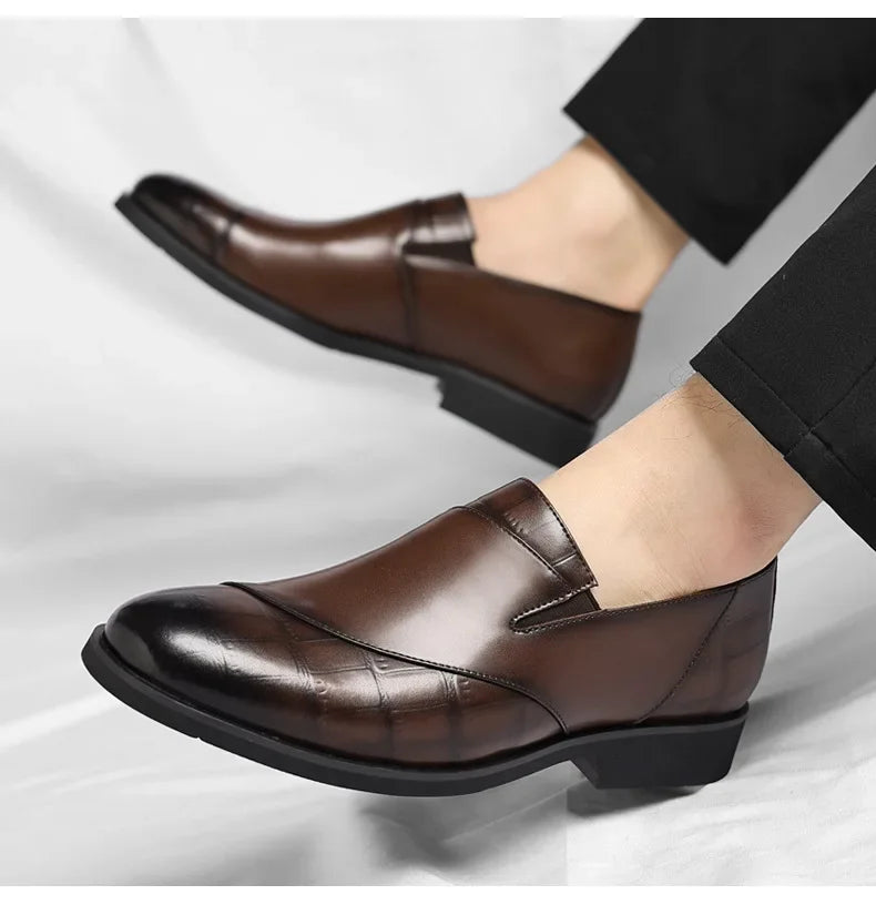 Sutton Leren Loafers