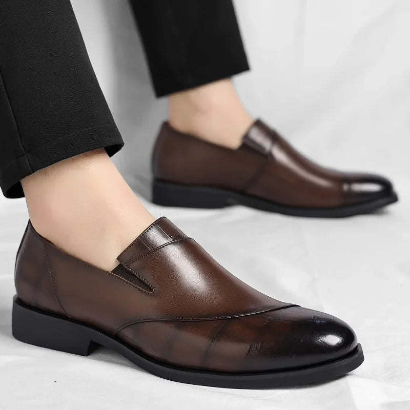 Sutton Leren Loafers