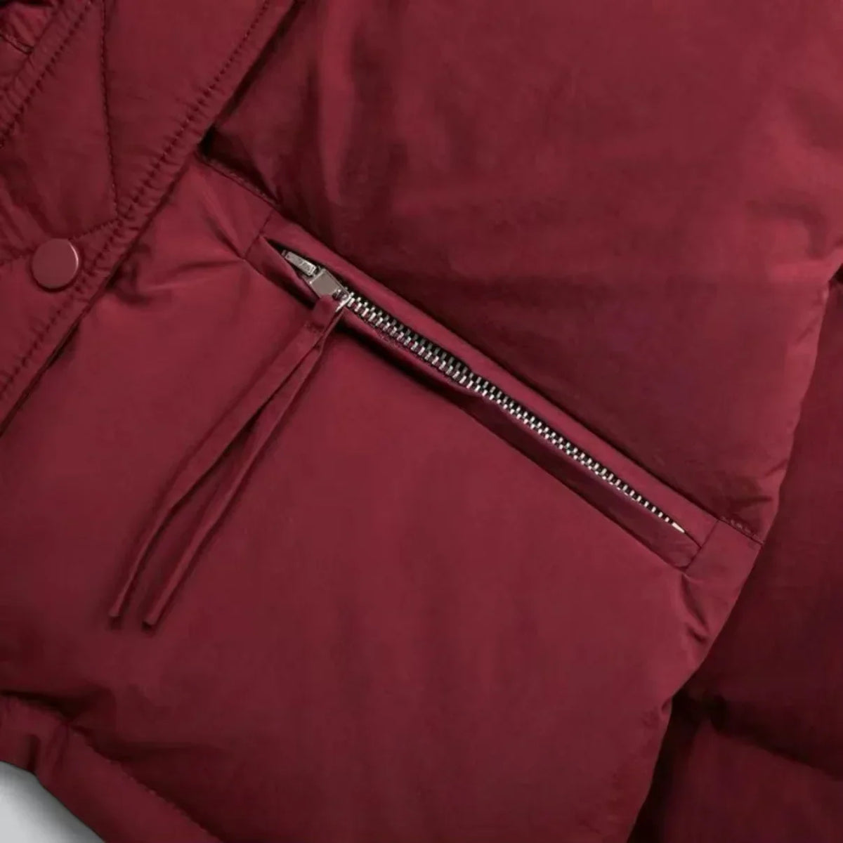 Comfortabel Puffer Korte Winterjas Met Openstaande Kraag Voor Dames - Rachel