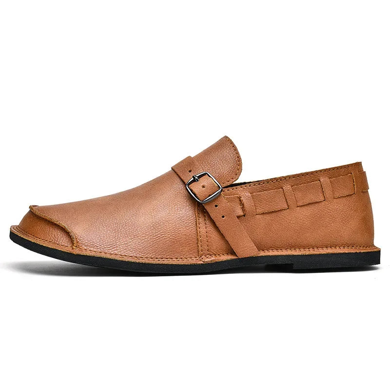 Lorenzo Vitale Gespschoenen van Leer