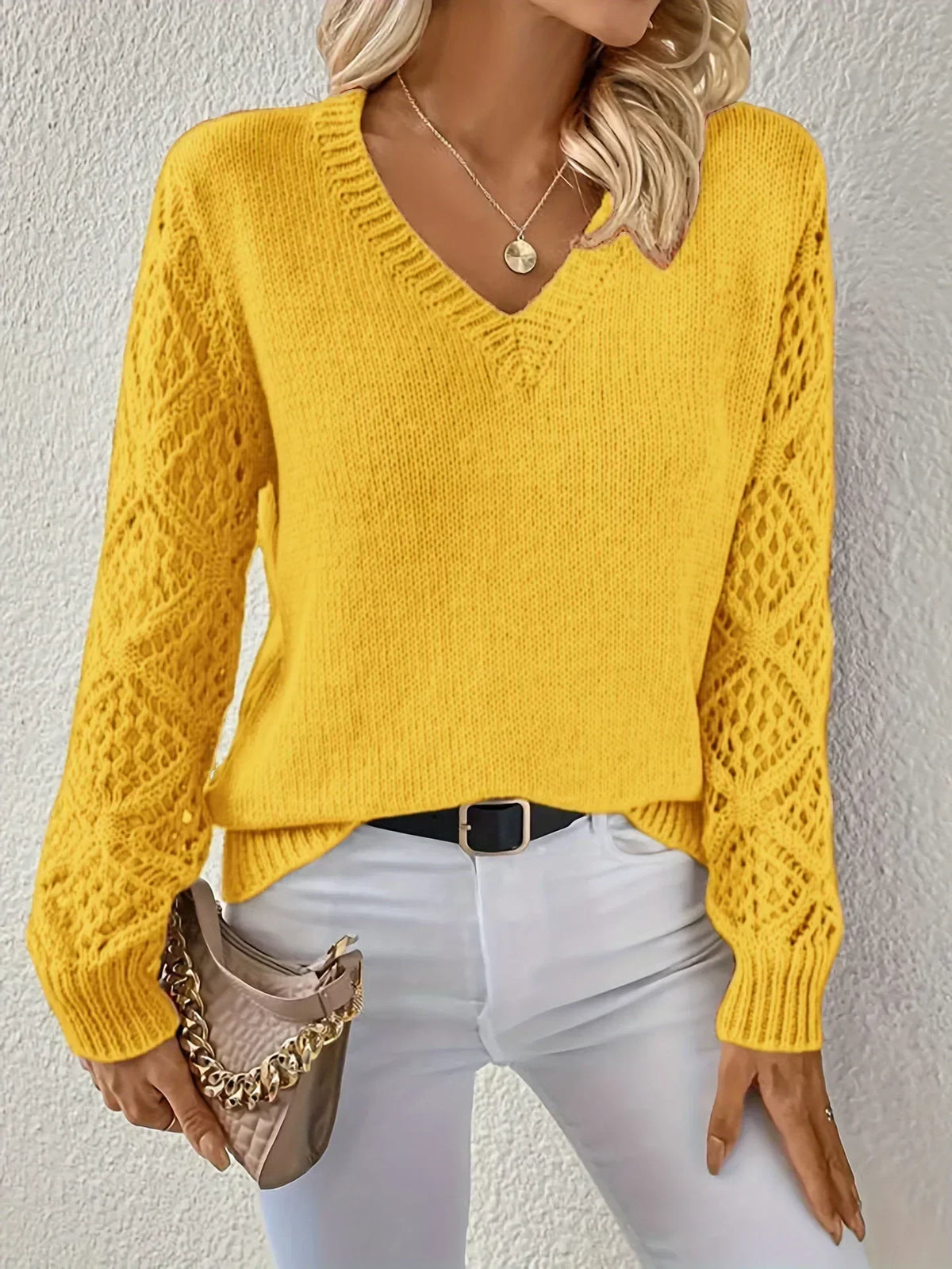 Tarin | Gezellige V-hals Pullover