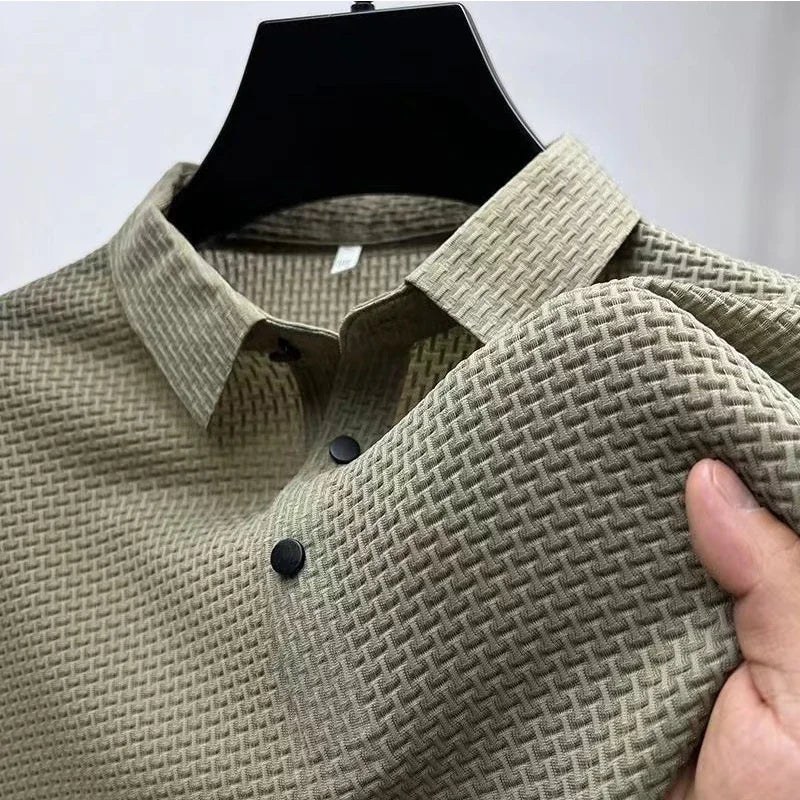 Bobby | Moderne Structuur Polo – Comfort & Klasse