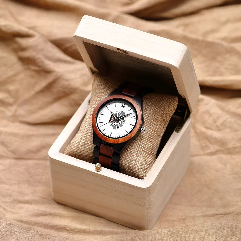 Corwin Houten Kwarts Horloge