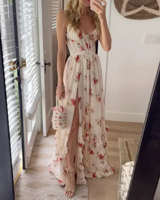 Scarlett | Romantische bloemenjurk