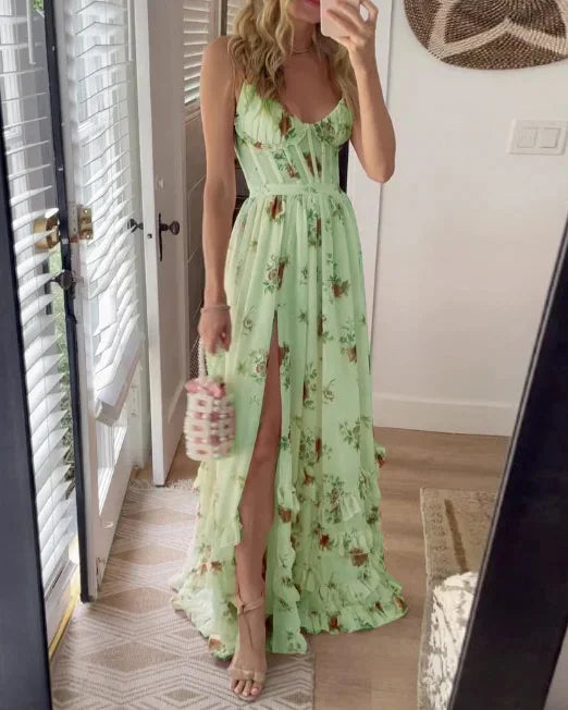 Scarlett | Romantische bloemenjurk