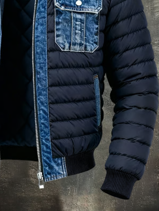 Van | Hybride Gequiltede Denim Jas