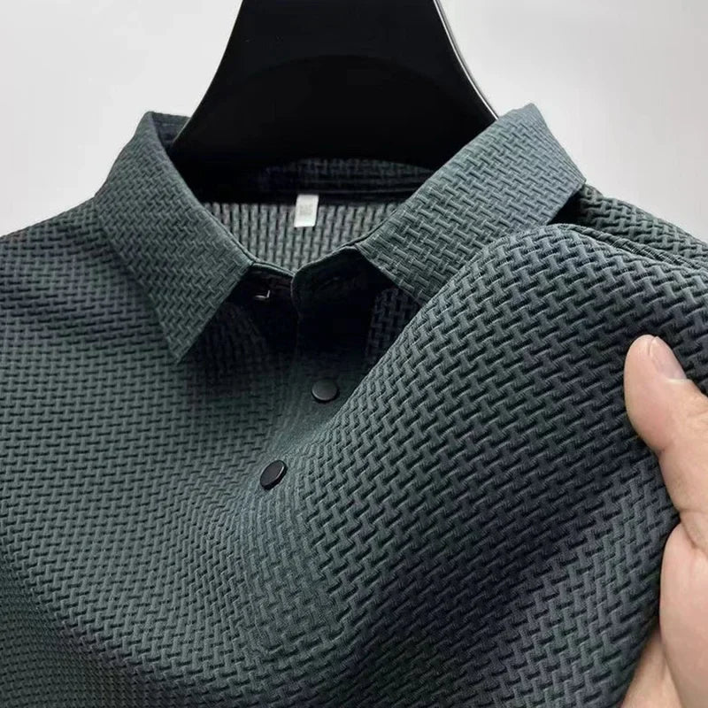 Bobby | Moderne Structuur Polo – Comfort & Klasse