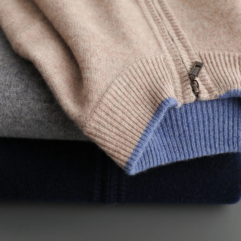 Riku Cashmere Zip Jast
