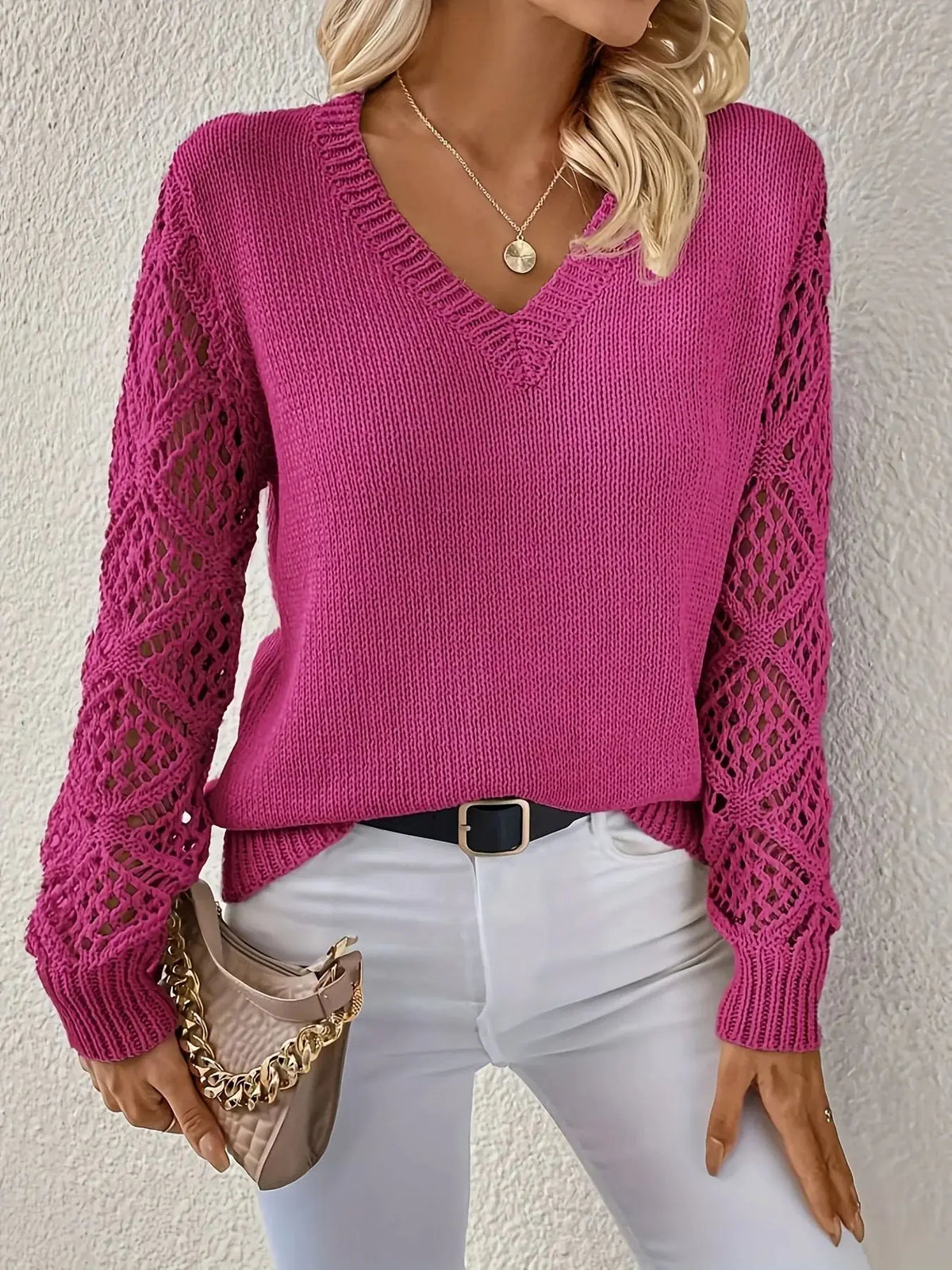 Tarin | Gezellige V-hals Pullover