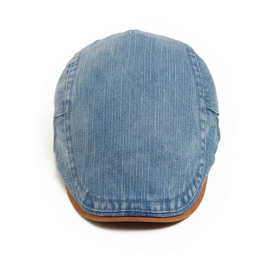 Thijs | Premium Denim Flat Cap