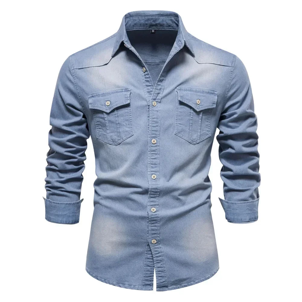 Gavin | Robuust Denim Shirt