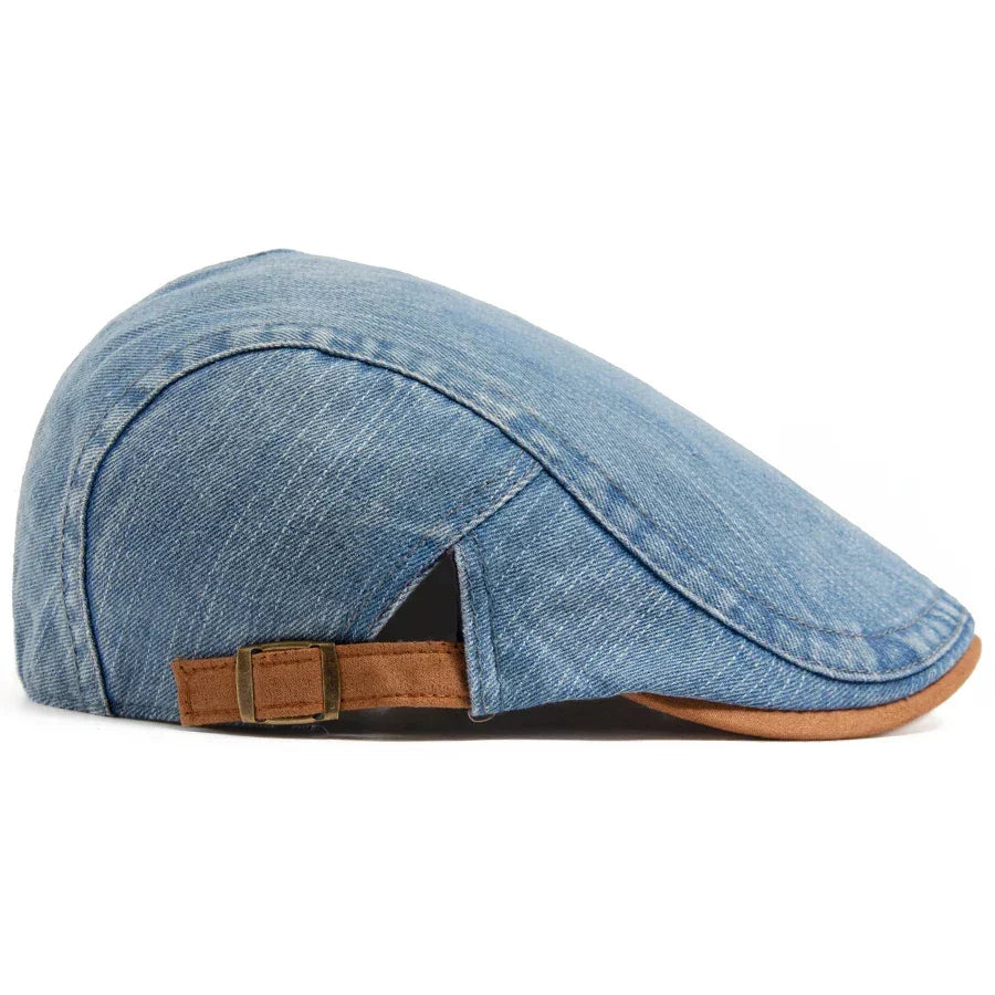 Thijs | Premium Denim Flat Cap